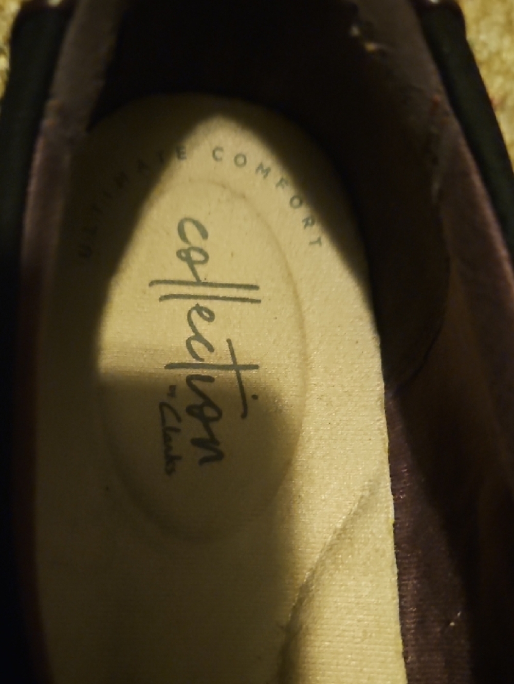 Clarks Collection Brown Slip-On Shoe - Picture 2 of 7